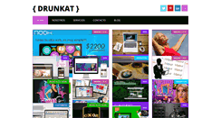 Desktop Screenshot of drunkat.com