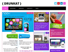 Tablet Screenshot of drunkat.com